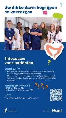 Actiemaand dikkedarmkanker 2026 Kliniek Sint Jan Brussel